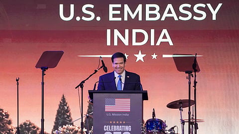 Speaking at Freedom 250 reception in Mumbai, Rubio stresses deeper cooperation in technology, trade and Indo-Pacific security