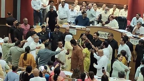 A dispute over development funds and a heated exchange between party leaders disrupted Delhi’s MCD House | X
