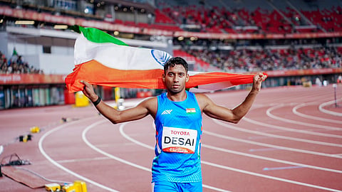 Sandeep and Haney set world records, while India's 62-member squad finish second behind China with 22 gold, 19 silver and 24 bronze