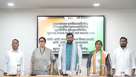 Smriti Irani meets Haryana BJP leaders as party steps up booth-level organisational efforts | X