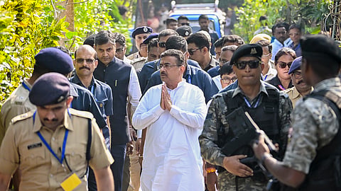 Suvendu Adhikari announces new schemes for tribal women, students and families in Jhargram | PTI