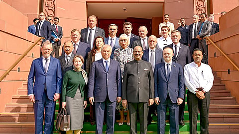 Lok Sabha Speaker Om Birla meets Russian delegation, seeks stronger legislative exchanges, trade cooperation and reforms in United Nations Security Council