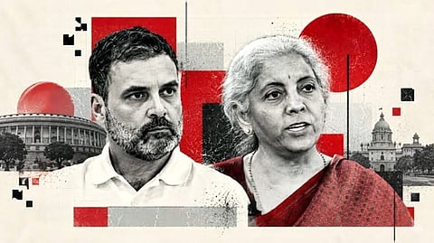 Finance Minister rejected his allegations, accused him of politicising commercial matters and defended government's support for Indian industry