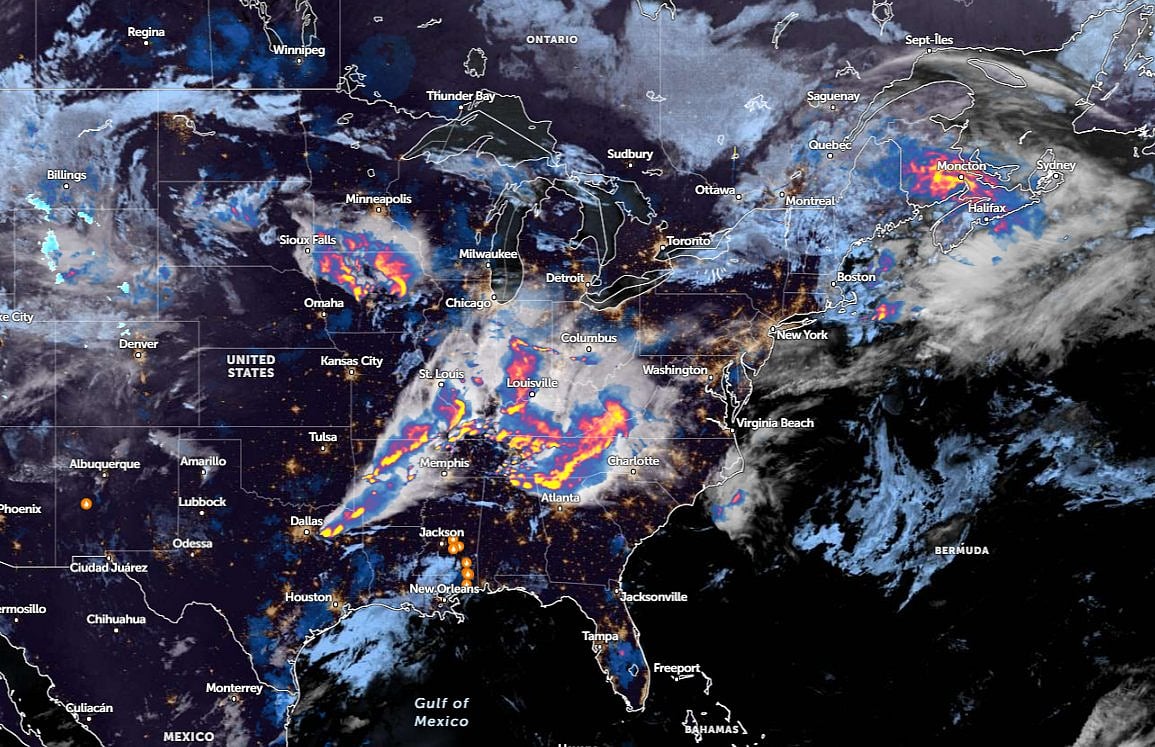 Deadly Tornadoes Rip Across Southeastern US Amidst Storm Chaos