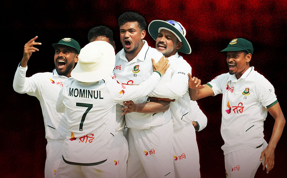 Bangladesh beat Pakistan by 104 runs in Dhaka to seal 'historic' Test win