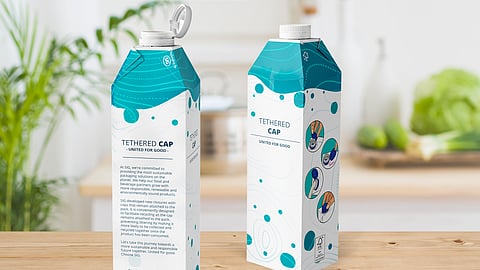 Compatible with existing filling machines, SIG’s tethered caps are designed to prevent litter and ensure caps are recycled along with cartons. They will be launched in the second half of 2021, well ahead of the July 2024 deadline set by EU regulations.