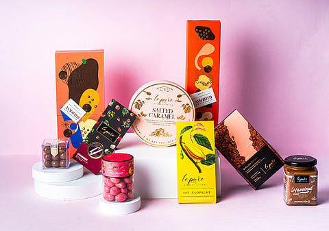 &nbsp;Le Pure Chocolatier assorted chocolate gift hamper