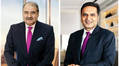 Ashok Jaipuria, chairman and managing director, Cosmo Films (Left) and&nbsp;Pankaj Poddar,&nbsp; Group CEO, Cosmo Films (Right)