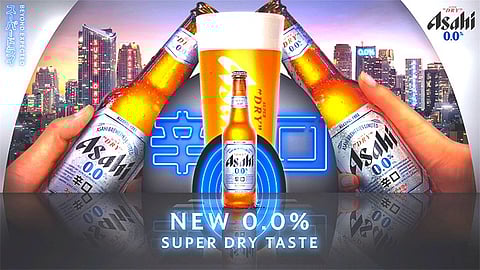 Asahi Super Dry 0.0% hits international markets as an alcohol-free alternative to Japan’s beer and super-dry beer