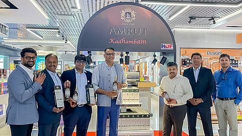 Team Amrut Distilleries, Monika Alcobev and Hyderbad Duty Free at Kadhamabam Launch