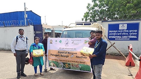 Hon’ble CM flags off first mango export to Abu Dhabi via inaugural flight