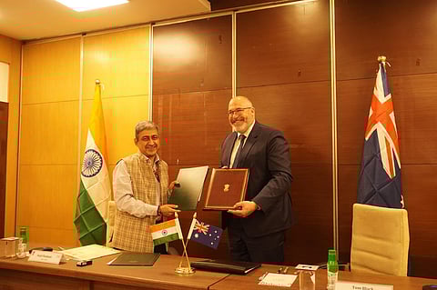 The MoU was signed by Shri Rajit Punhani, CEO, FSSAI and Mr. Tom Black, First Assistant Secretary, DAFF, Australia.
