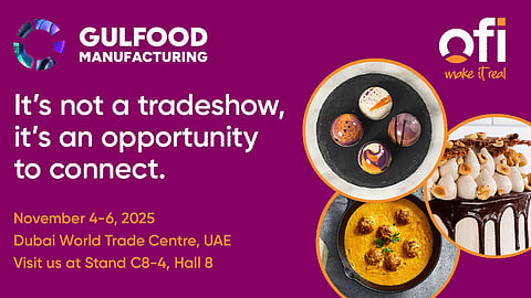 Meet ofi at Gulfood Manufacturing 2025 in Dubai