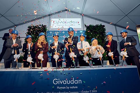Groundbreaking ceremony of Givaudan's new production facility near Cincinnati, Ohio