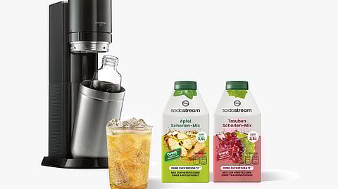 SodaStream launches innovative fruit Schorlen-Mix in SIG Dome carton bottles