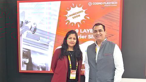 Himanshu Gupta (Right) and Sapna Choudhary (Left) at World Mithai Namkeen Show 2025