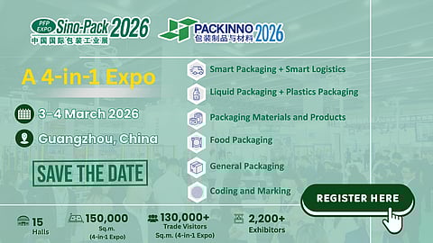 Sino-Pack & PACKINNO - 4 to 6 March 2026 at Area B, China Import and Export Fair Complex, Guangzhou, China