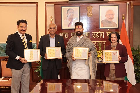 Shri Chirag Paswan unveils commemorative postal stamp to mark 50 years of MAGGI in India