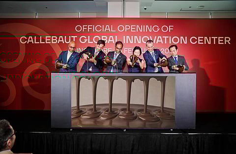 The official opening ceremony of the Callebaut Global Innovation Center (GIC) in Singapore, marking the launch of Barry Callebaut’s first integration innovation hub for Artificial Intelligence Center of Excellence, Cacao Coatings Center of Excellence