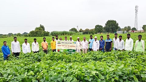 ADM showcases sustainable farming practices to growers via demonstration plots, with technical support from Bayer.