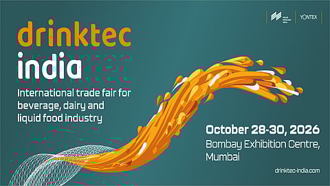 drinktec India - 28 to 30 October 2026 at Bombay Exhibition Centre, Mumbai