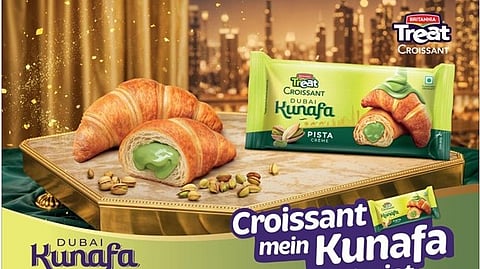 Britannia Treat Croissant launches Dubai Kunafa Croissant - Pista Crème