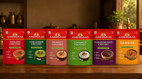 Aashirvaad launches Ready-to-Eat Chutneys & Sambar with no added preservatives