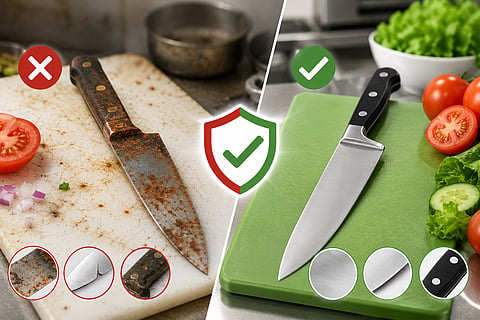 FSSAI issues advisory mandating use of food-grade, corrosion-resistant knives and cutting equipment across food businesses