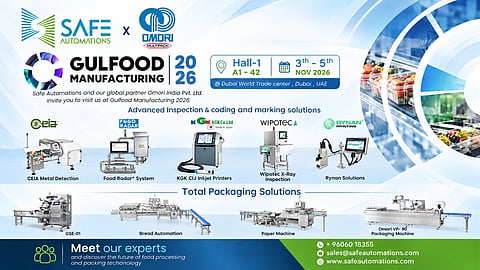 Safe Automations and Omori partner to showcase next-gen packaging and inspection technologies at Gulfood Manufacturing 2026