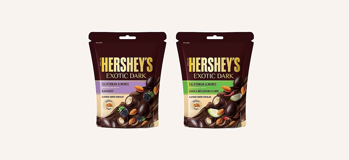 Hershey's Exotic Dark adds two new flavors to its range