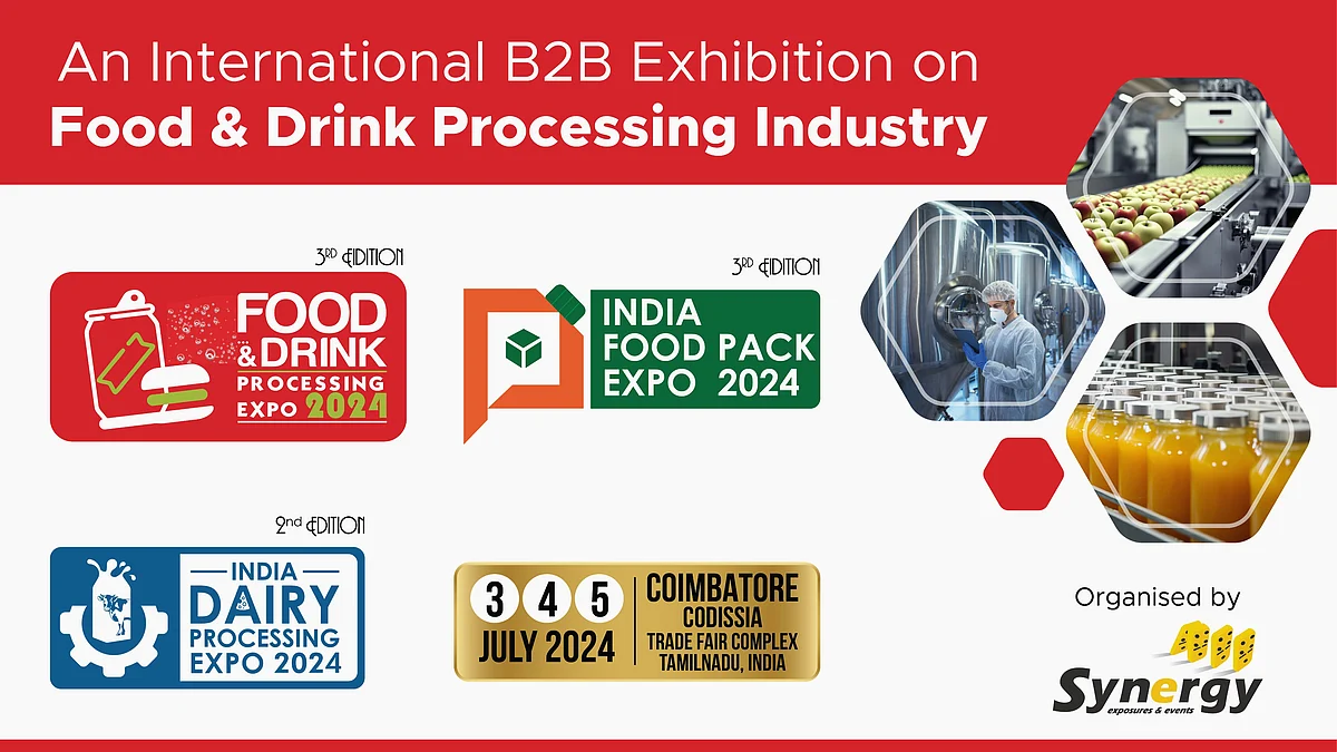 Food & Drink Processing Expo 3 to 5 July 2024 at CODISSIA COIMBATORE Food & Drink Processing Expo 3 to 5 July 2024 at CODISSIA COIMBATORE