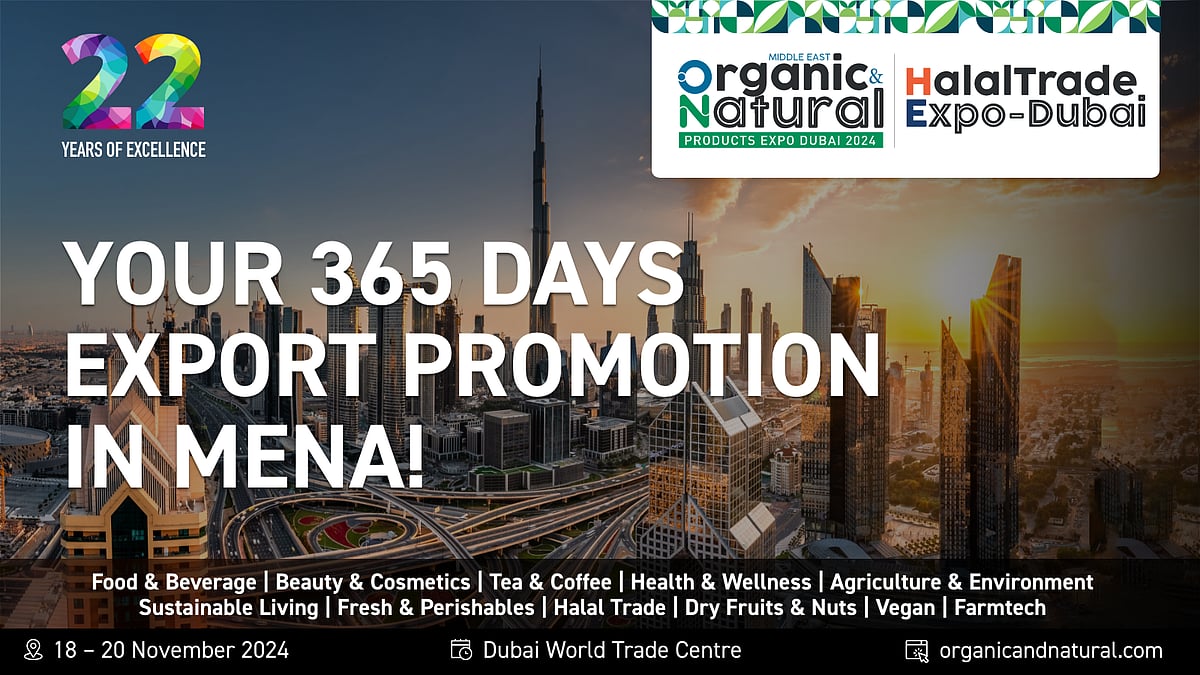 The Middle East Organic Natural Products Expo Dubai 18 To 20