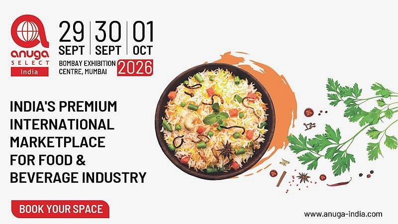 Anuga Select India - 29 Sep to 1 Oct 2026 at Bombay Exhibition Center ...