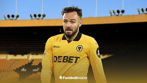 Adam Armstrong in Wolves kit