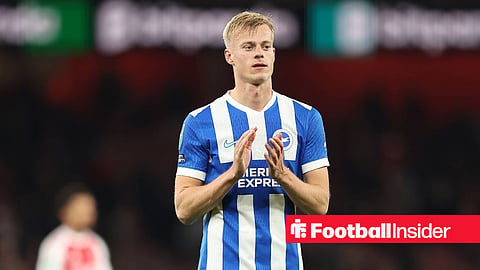 Jan Paul van Hecke clapping the Brighton fans