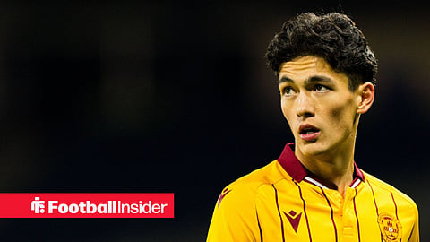 Elijah Just playing for Motherwell