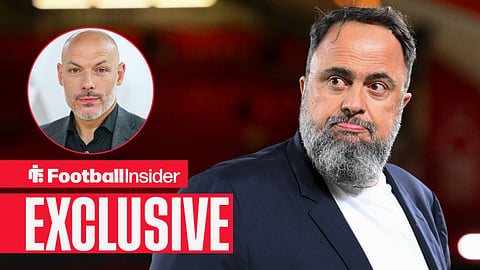 Nottingham Forest owner, Evangelos Marinakis, attends the UEFA Europa League League Stage match between Nottingham Forest and FC Porto at the City Ground in Nottingham, England, on October 23, 2025 / Howard Webb in Warsaw Howard Webb, English former professional football referee on the set of Dzien Dobry TVN (Good Morning TVN), one of the most influential Polish breakfast TV programmes on May 16, 2017