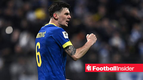 Benjamin Tahirovic in action for Bosnia and Herzegovina