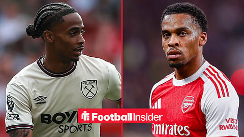 West Ham winger Crysencio Summerville and Arsenal defender Jurrien Timber