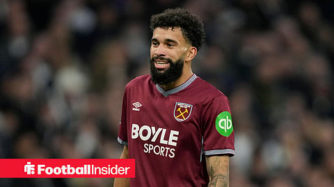 West Ham forward Pablo smiles