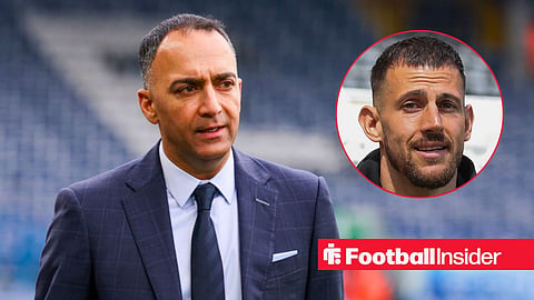 Leeds United chief Paraag Marathe as main image with Martin Dubravka in circular inset on the right