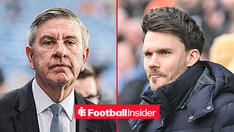Rangers chairman Andrew Cavenagh and manager Danny Rohl