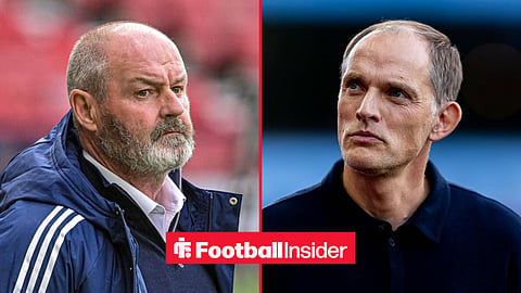Scotland manager Steve Clarke and England manager Thomas Tuchel