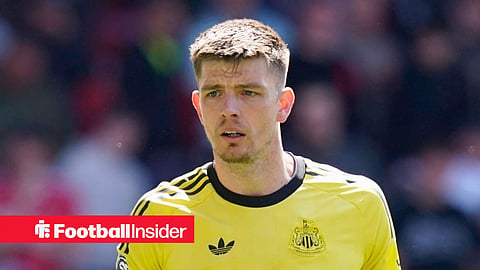 Nick Pope during the Nottingham Forest vs Newcastle United Premier League match at the City Ground