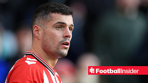 Sunderland midfielder Granit Xhaka in action