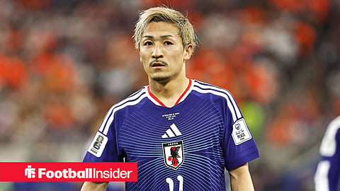 Celtic forward Daizen Maeda features for Japan at the World Cup