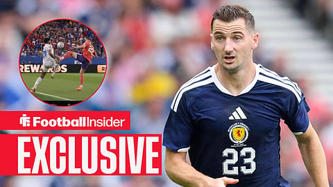 Kenny McLean of Scotland on the ball in Scotland vs Curacao on 30 May, 2026 / Kenny McLean's late challenge in Scotland's win over Haiti