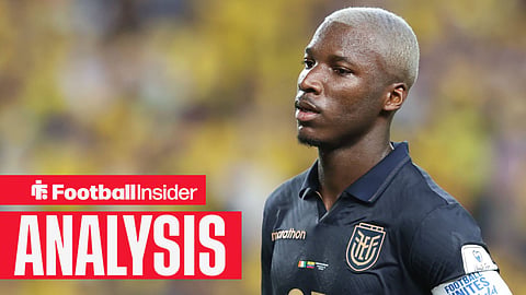 Ecuador midfielder Moises Caicedo 23 during the June 14th FIFA World Cup on 14 June, 2026