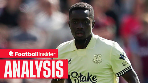 Everton midfielder Idrissa Gueye during a game