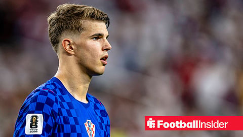 Luka Vuskovic of Croatia during the 2026 World Cup at AT&T Stadium on June 17, 2026, in Dallas, United States